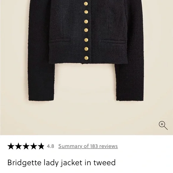 J. Crew Women's Cream Lady Jacket - Picture 5 of 5